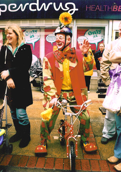 Silly McB On A Bike